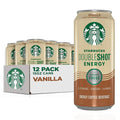 Starbucks Doubleshot Vanilla Espresso Energy Drink 15 oz, 12-Pack Cans