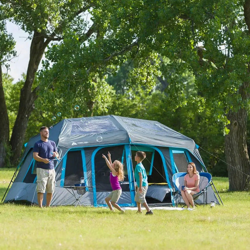 Ozark Trail Dark Rest Instant Cabin Tent, 10-Person, Gray, 14 ft x 10 ft - WMT-141078D