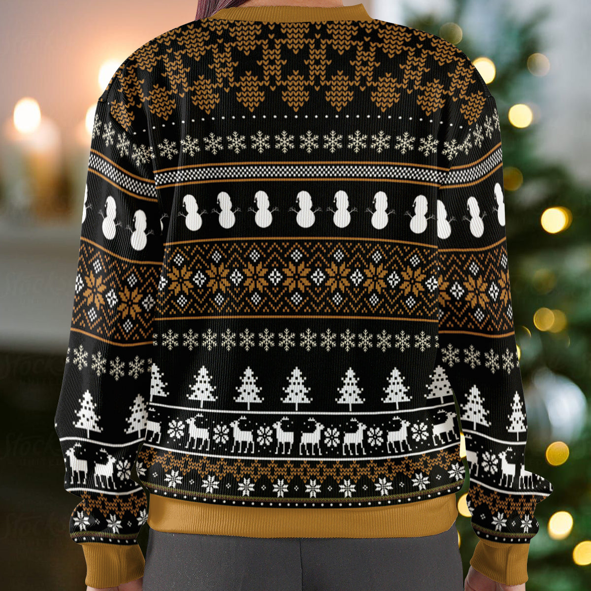 Jesus, Mary, Joseph & the Wee Donkey Ugly Christmas Sweatshirt