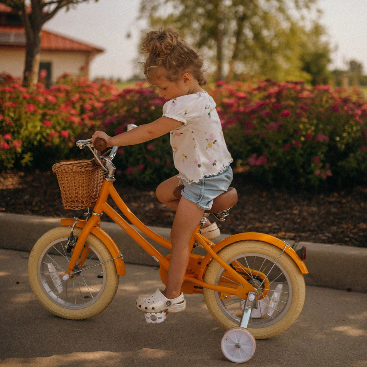 Glerc Girls' Kids' Bike, 12 inch, Pink, Ages 2-4 Years - Little Molly