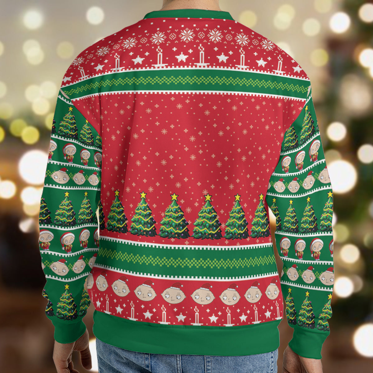 Put Me On The Naughty List Stewie Family Guy Ugly Christmas Sweatshirt