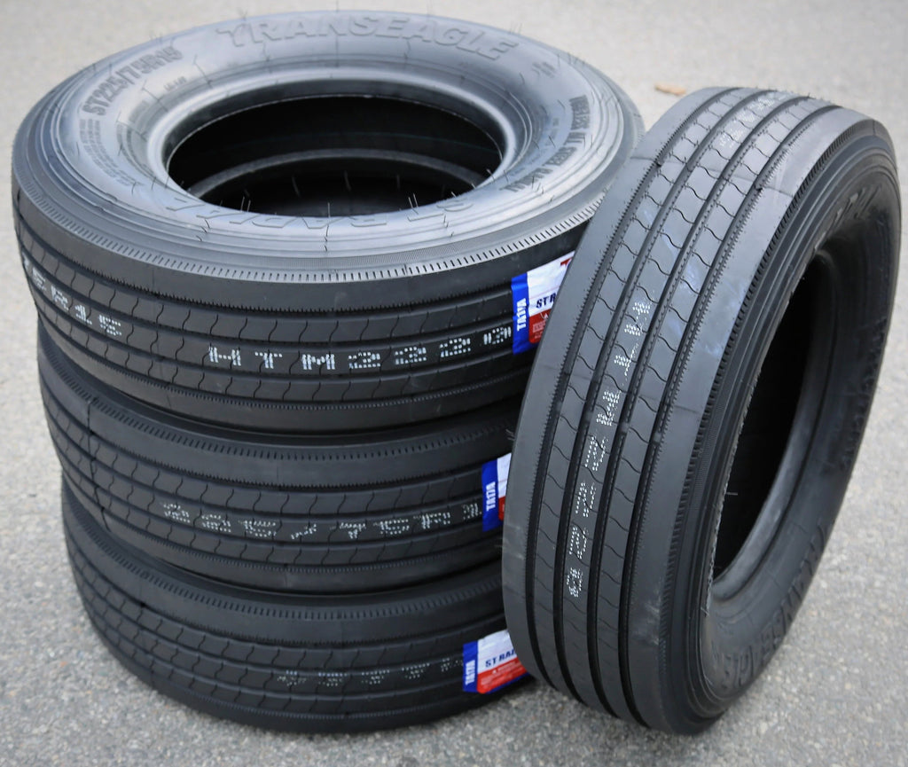 Transeagle All Steel ST Radial ST 225/75R15 Load G 14 Ply Trailer Tires - Set Of 4
