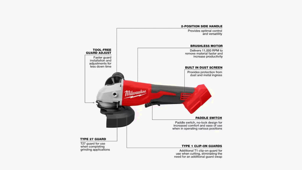 Milwaukee Open Box M18 18-Volt Lithium-Ion Cordless 7-Tool Combo Kit With 2 Batteries, Charger And Tool Bag - 2695-27SH