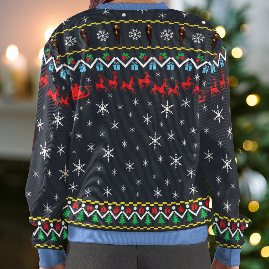 I Don't Give A Damn Ugly Christmas Sweatshirt