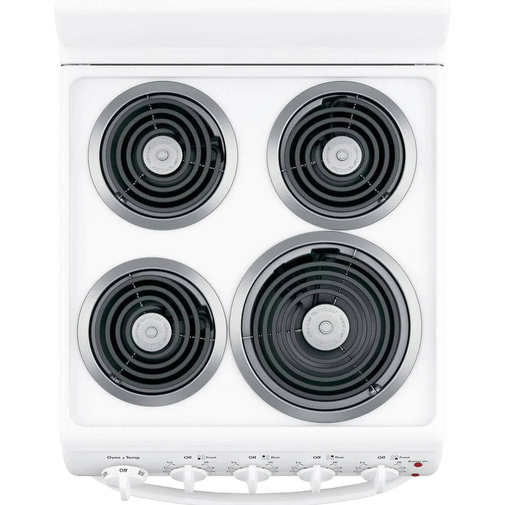 Hotpoint Freestanding Electric Range, 20 in, 4 Burner, White