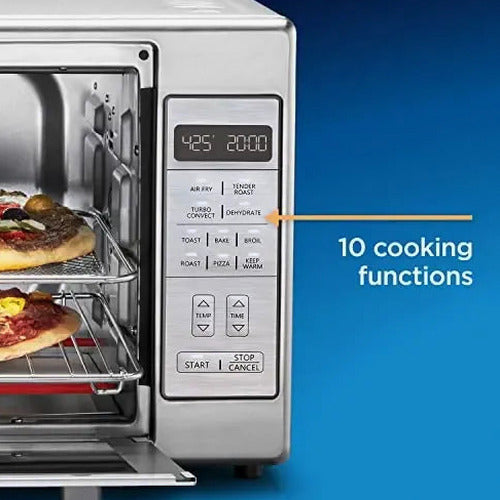 Oster Extra-Large Air Fryer Oven, 10-in-1, Stainless Steel