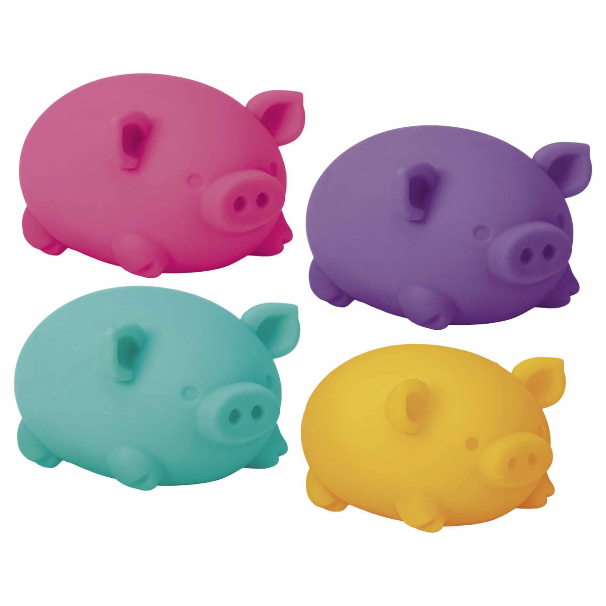 Neon Pig Squeeze Toy