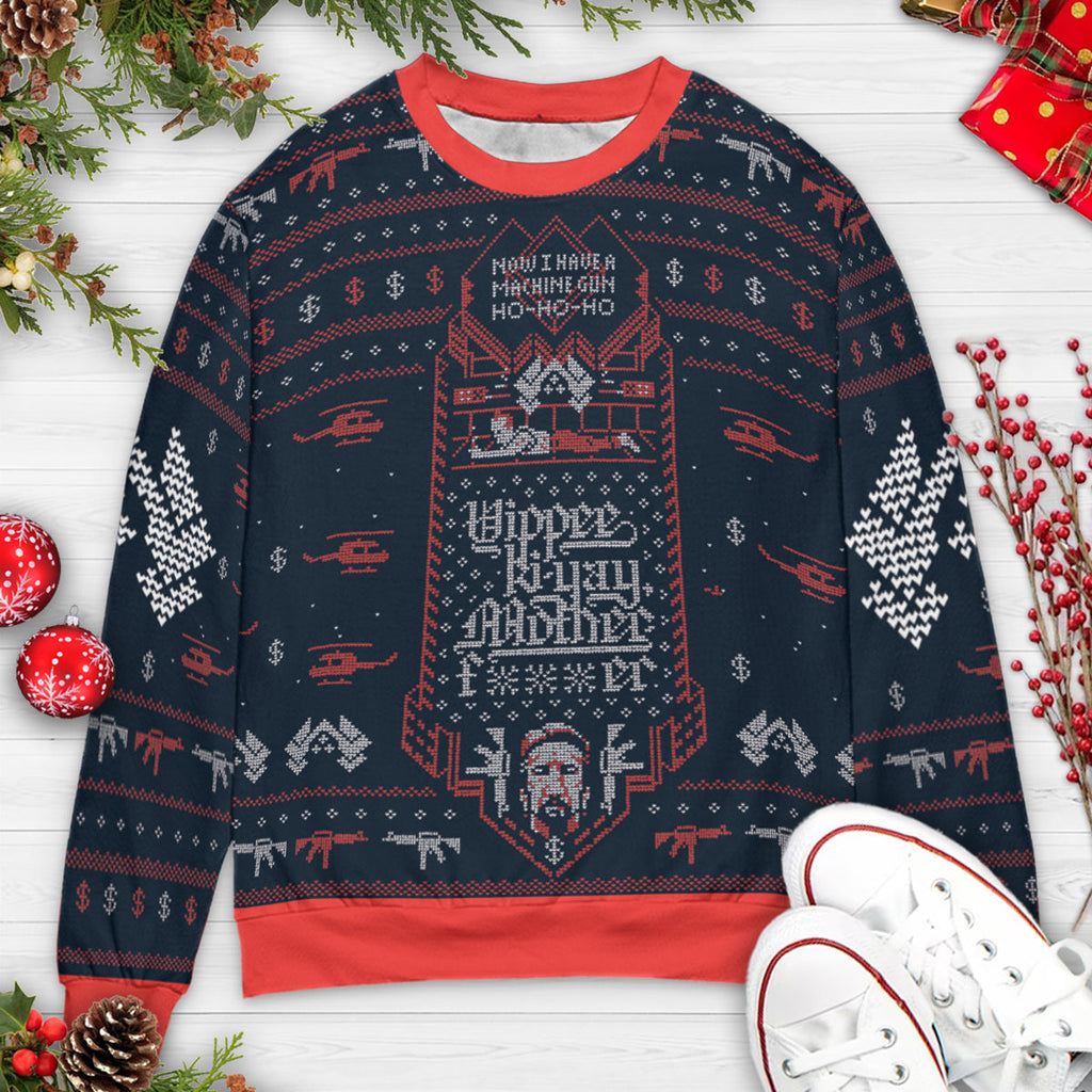 Ho Ho Ho Die Hard Ugly Christmas Sweatshirt
