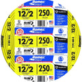 Romex 250 ft 12/2 Solid SIMpull CU NM-B W/G Wire