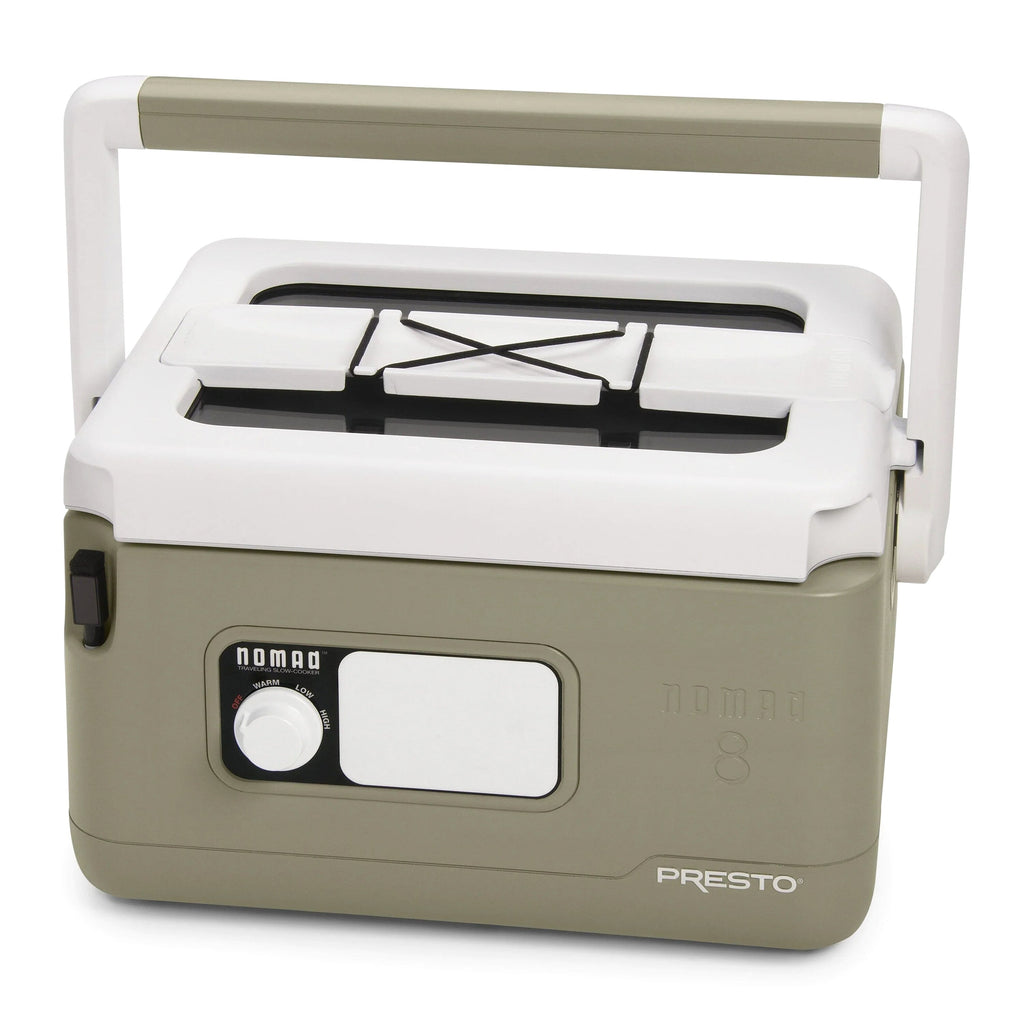 Presto Traveling Slow Cooker, 8-Quart, Tan - Nomad