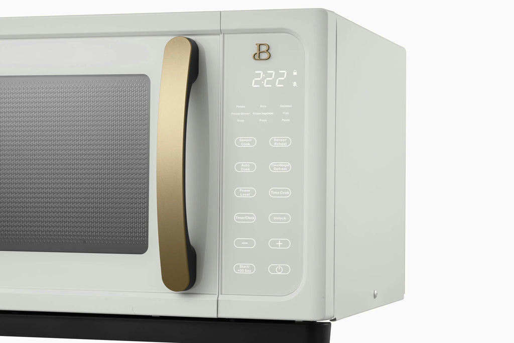 Beautiful 1.1 Cu ft 1000 Watt Sensor Microwave Oven, White Icing - BFCMS811WEST10