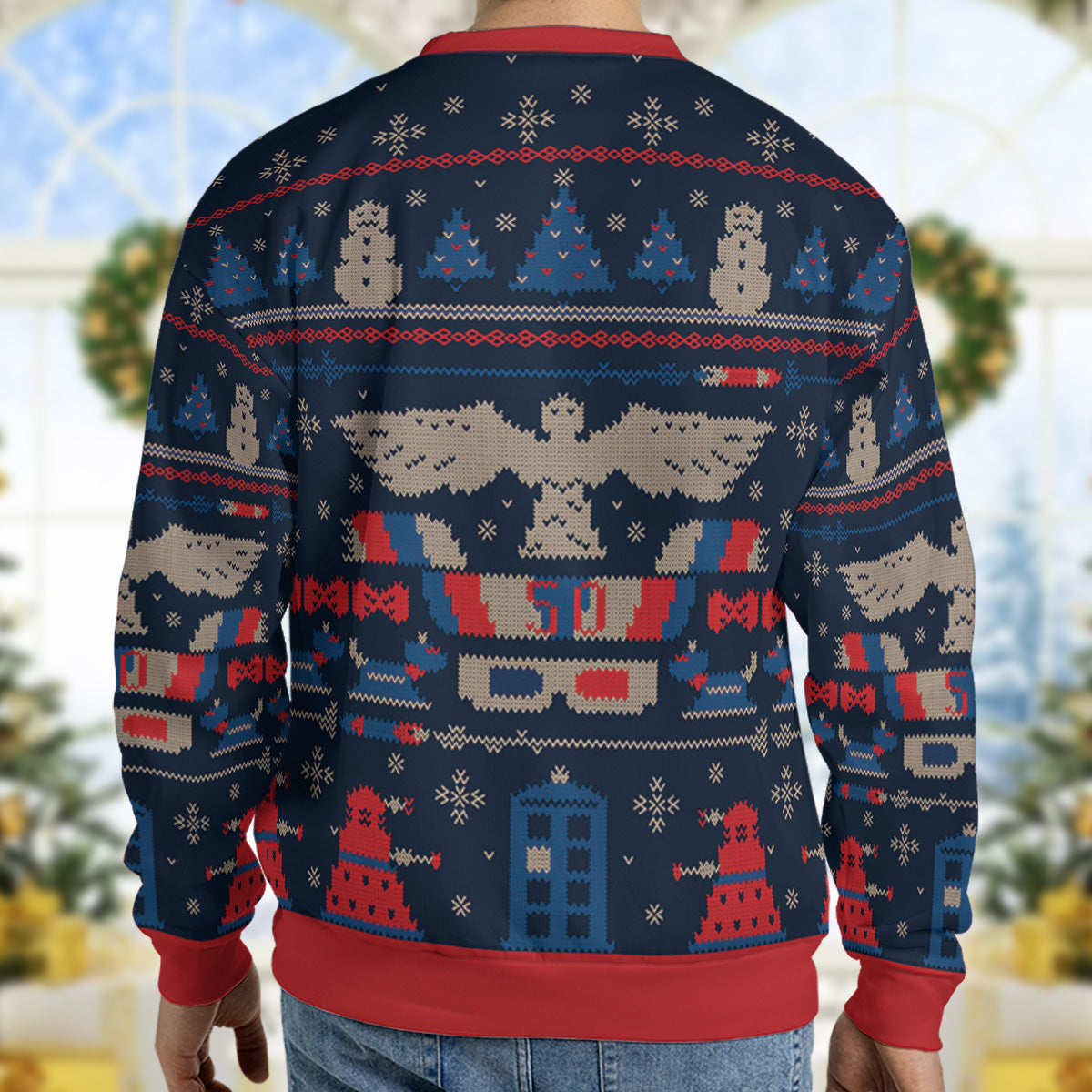 Ugly Who Doctor Who Ugly Christmas Sweatshirt