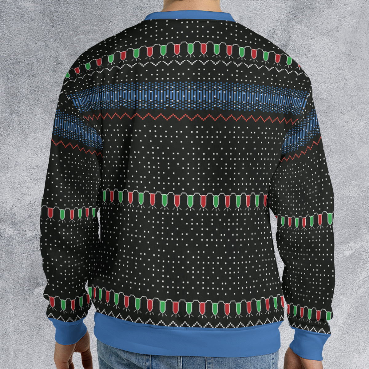 He'll be awake Ugly Christmas Sweatshirt