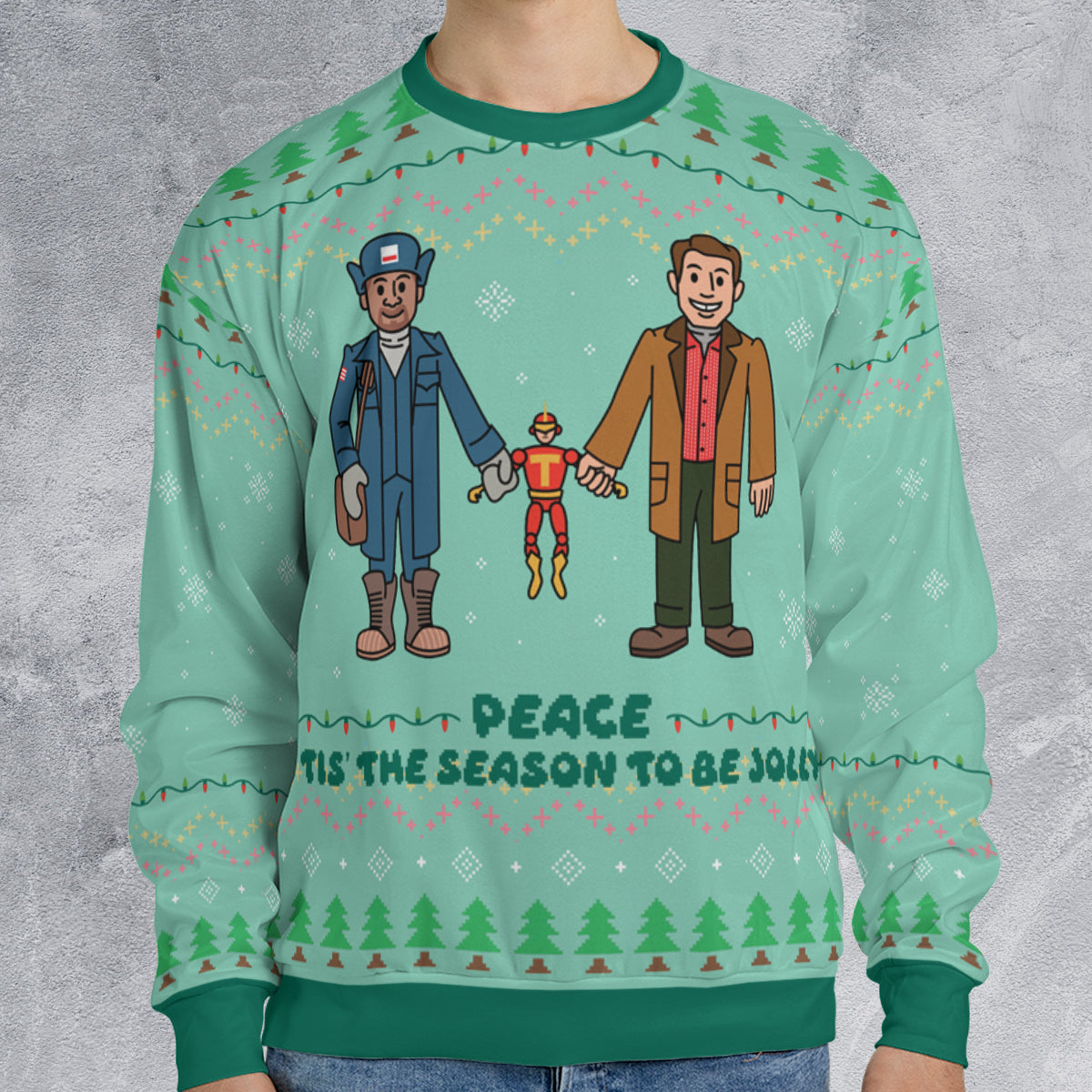 Tis The Season To Be Jolly Ugly Christmas Sweatshirt