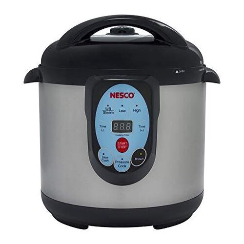 NESCO Smart Pressure Canner And Cooker, 9.5 Quart, Stainless Steel - NPC-9