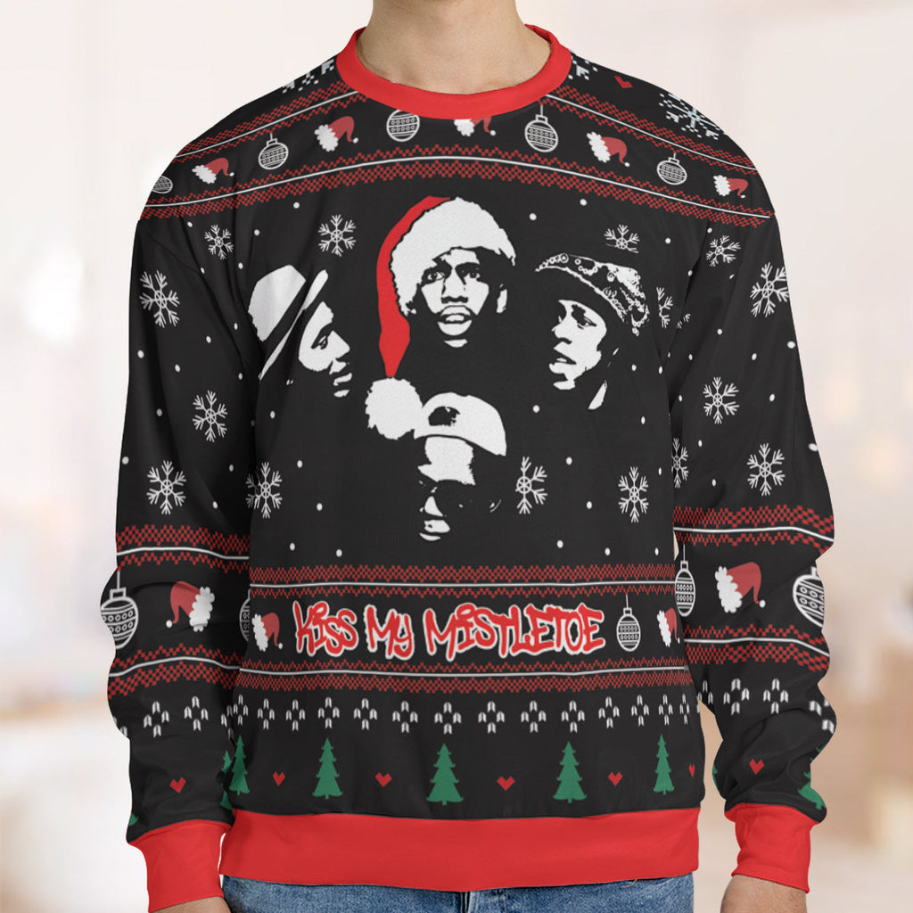 Kiss My Mistletoe Ugly Christmas Sweatshirt