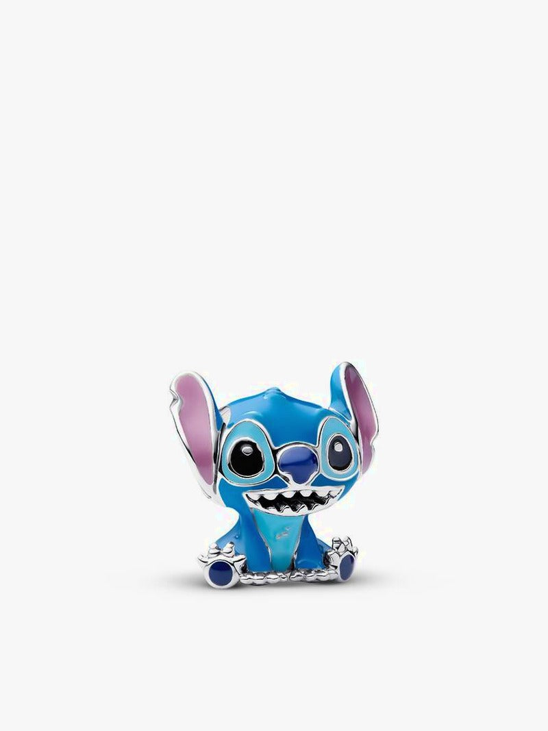 Colorful Alien Character Sterling Silver Charm Set
