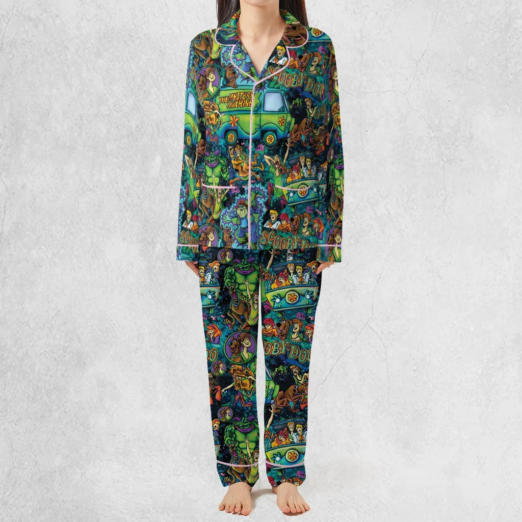Monsters Mayhem and The Mystery Machine Scooby Doo Pajamas Set