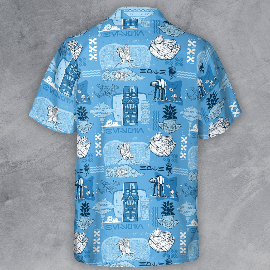 Dark Side Star Wars Tiki Shack Button Down Shirt
