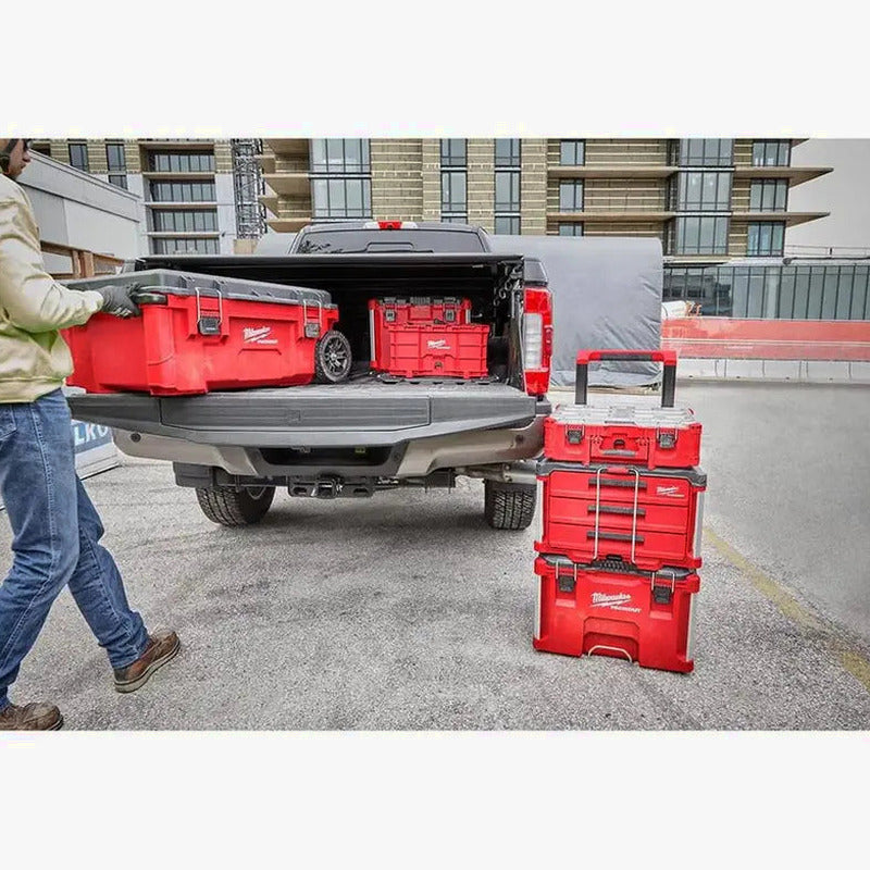 Milwaukee PACKOUT 3-Drawer Rolling Tool Box, 50 lbs Capacity - 48-22-8443