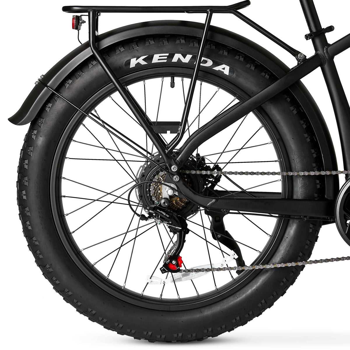Ozark Trail Electric Fat Tire Bike, 26in, 48V, Class 2, Black, Fits Riders 5ft 2in - 6ft 1in - M.3 Ranger+