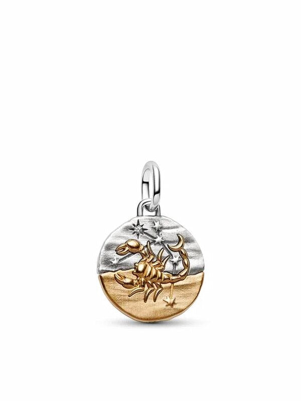 Scorpio Gold-Plated Zodiac Medallion Charm