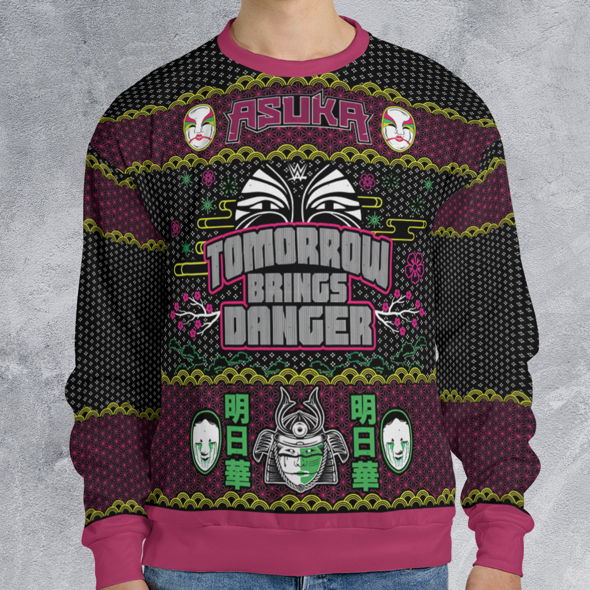 Asuka Tomorrow Brings Danger Ugly Christmas Sweatshirt