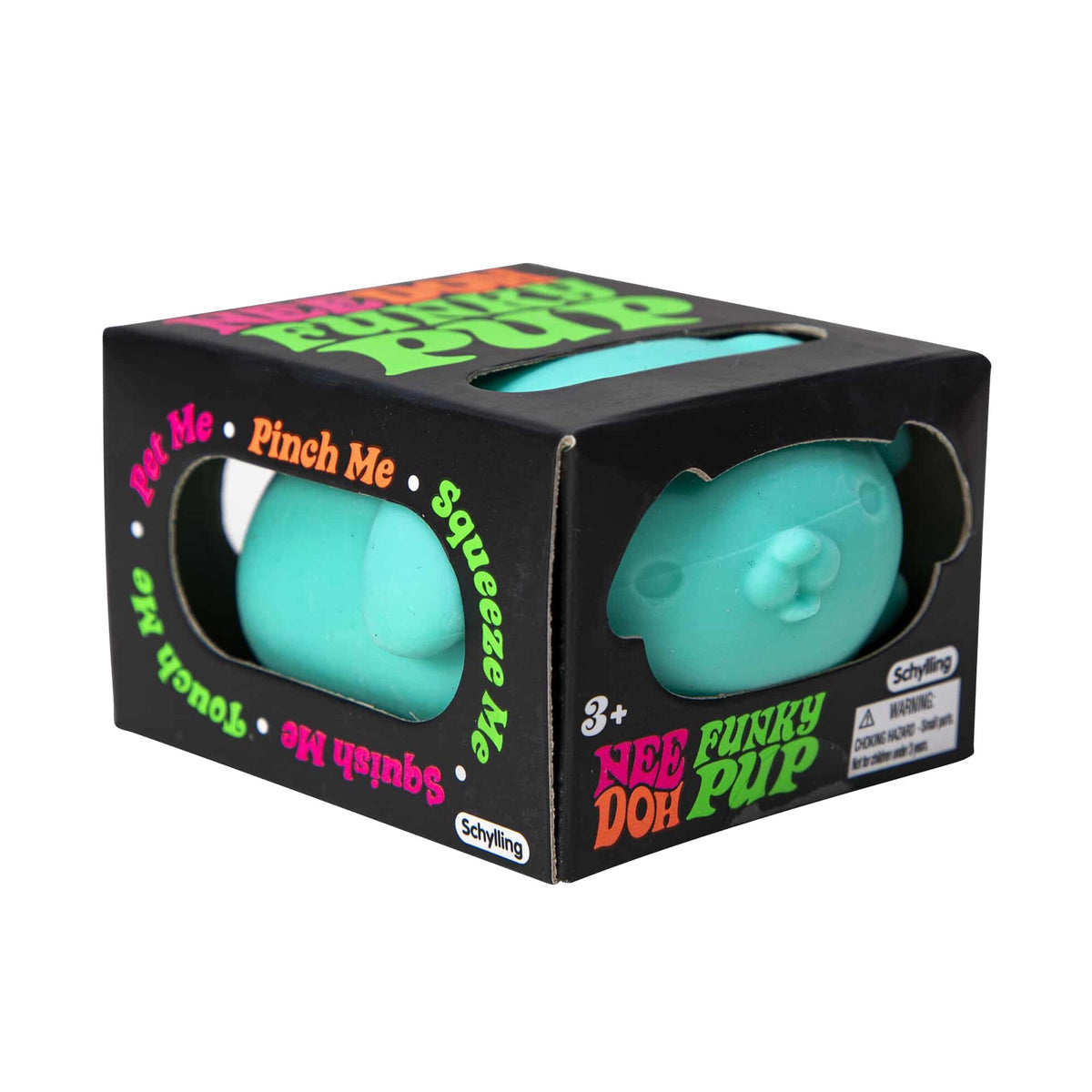Neon Puppy Squeeze Toy