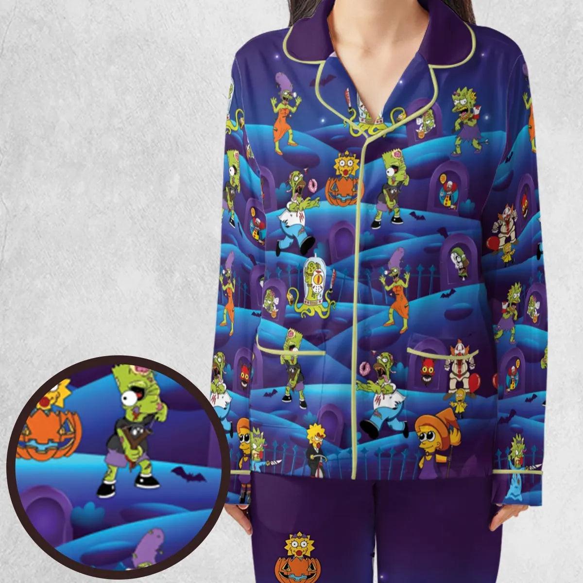 Horror Night The Simpsons Pajamas Set