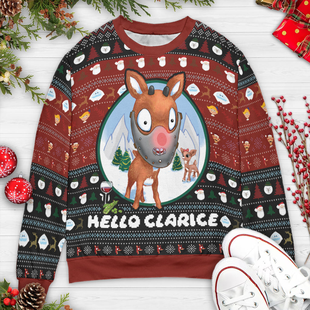Rudolph Hannibal Ugly Christmas Sweatshirt