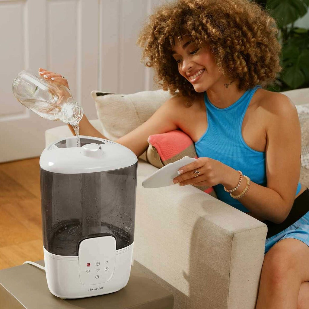 Homedics Warm/Cool Mist Ultrasonic Humidifier With UV-C Technology And Remote