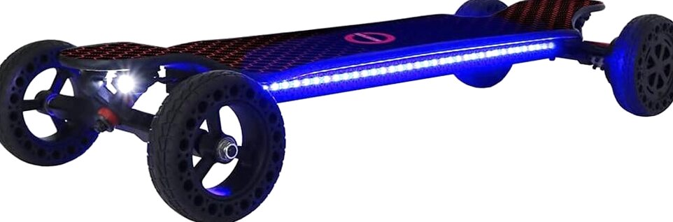 Electric Skateboard 4000 Watts, 12S3P, 35 Mph, 22 Mile Range, 6 Inch Wheels