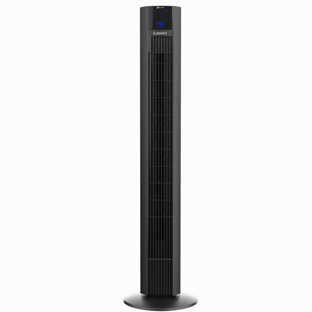 Lasko Xtra Air 48in 4-Speed Oscillating Remote Controlled Tower Fan, Black - T48336