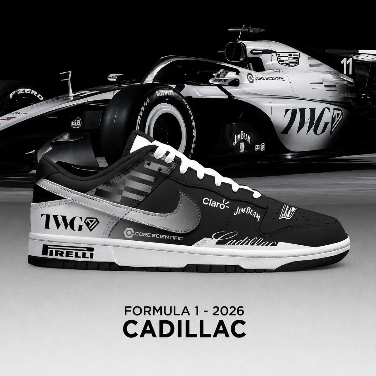 Cadillac Formula 1 New Low Top Shoes