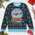 Let It Smurf Ugly Christmas Sweatshirt