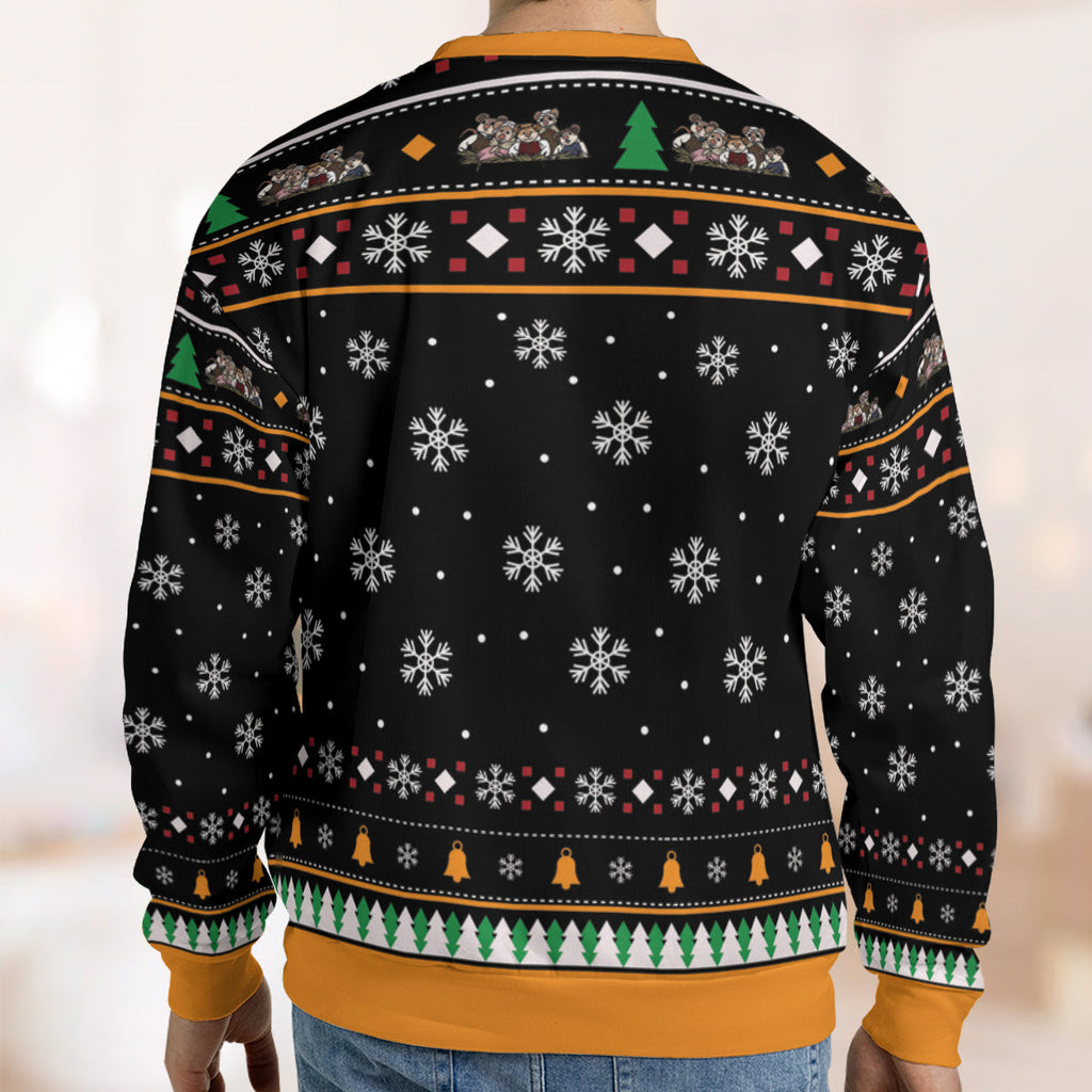 No Cheeses For Us Meeces Ugly Christmas Sweatshirt