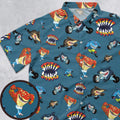 Ripster Slash Street Sharks Button Down Shirt
