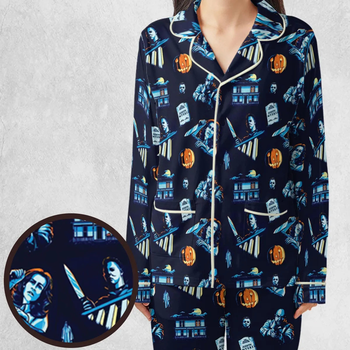 Horror Slasher Michael Myers Halloween Pajamas Set