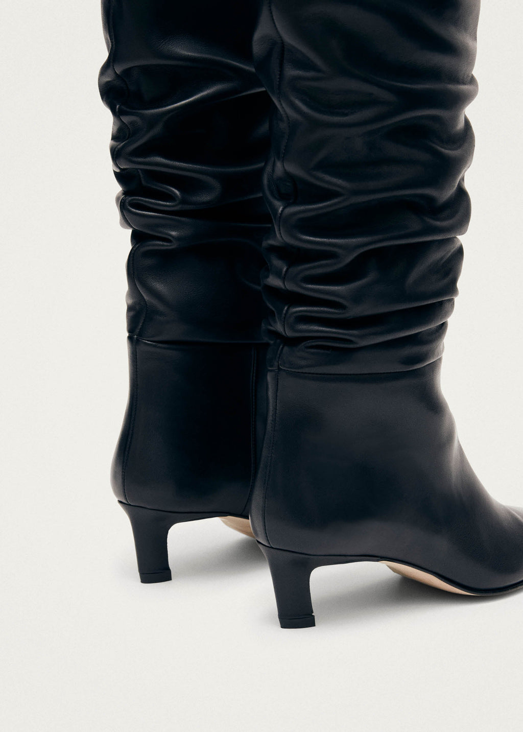Kalila Black Leather Boots – Chiro Moyo Women's Shoes