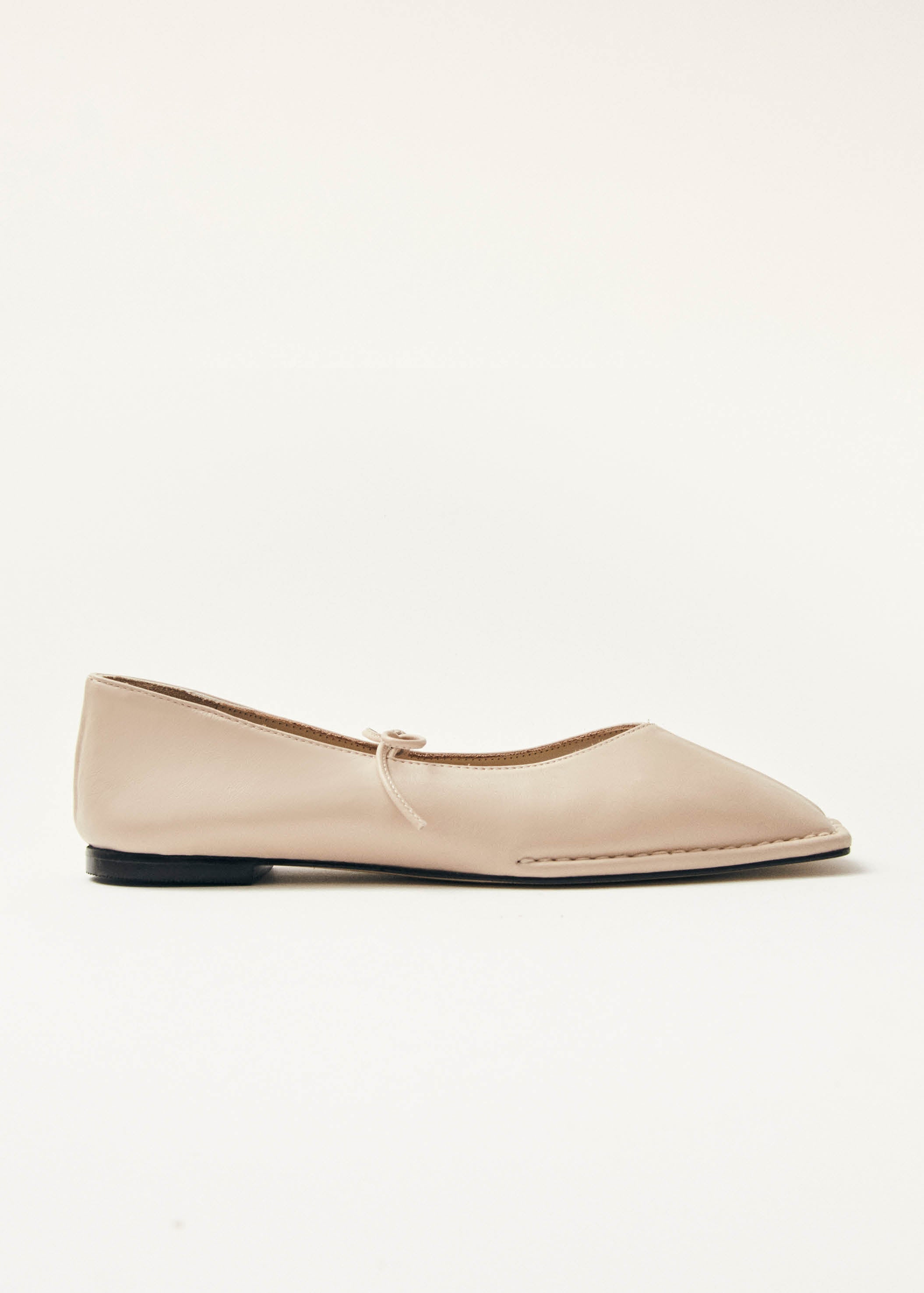 Sway Cream Leather Ballet Flats – Chiro Moyo Women's Shoes
