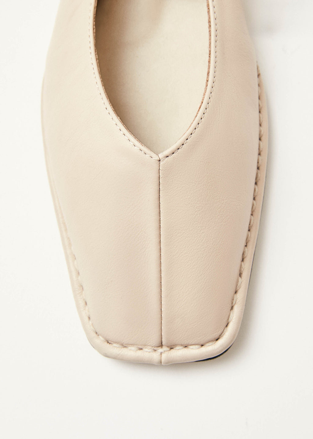 Sway Cream Leather Ballet Flats – Chiro Moyo Women's Shoes