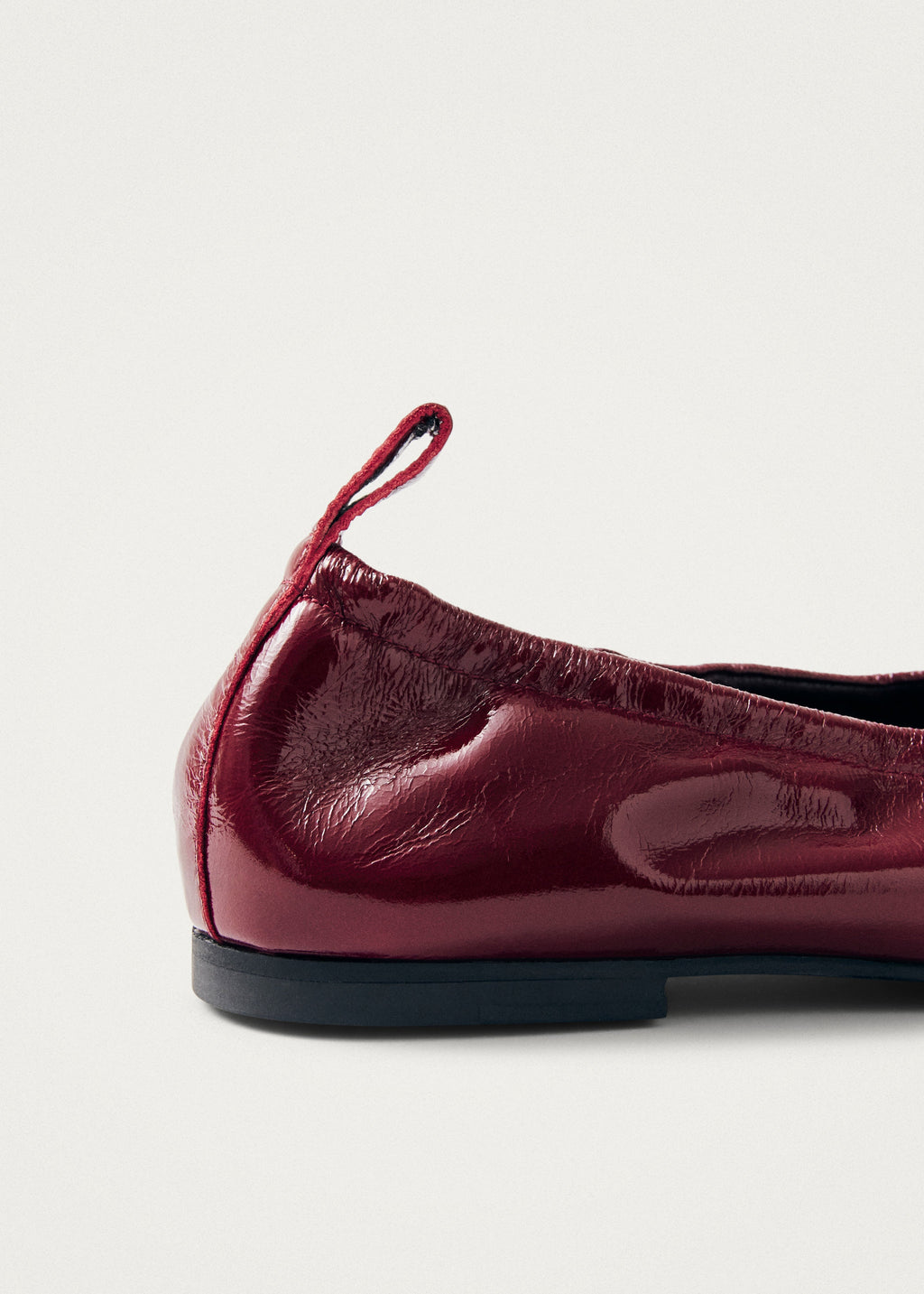 Rosalind Burgundy Leather Ballet Flats – Chiro Moyo Women's Shoes