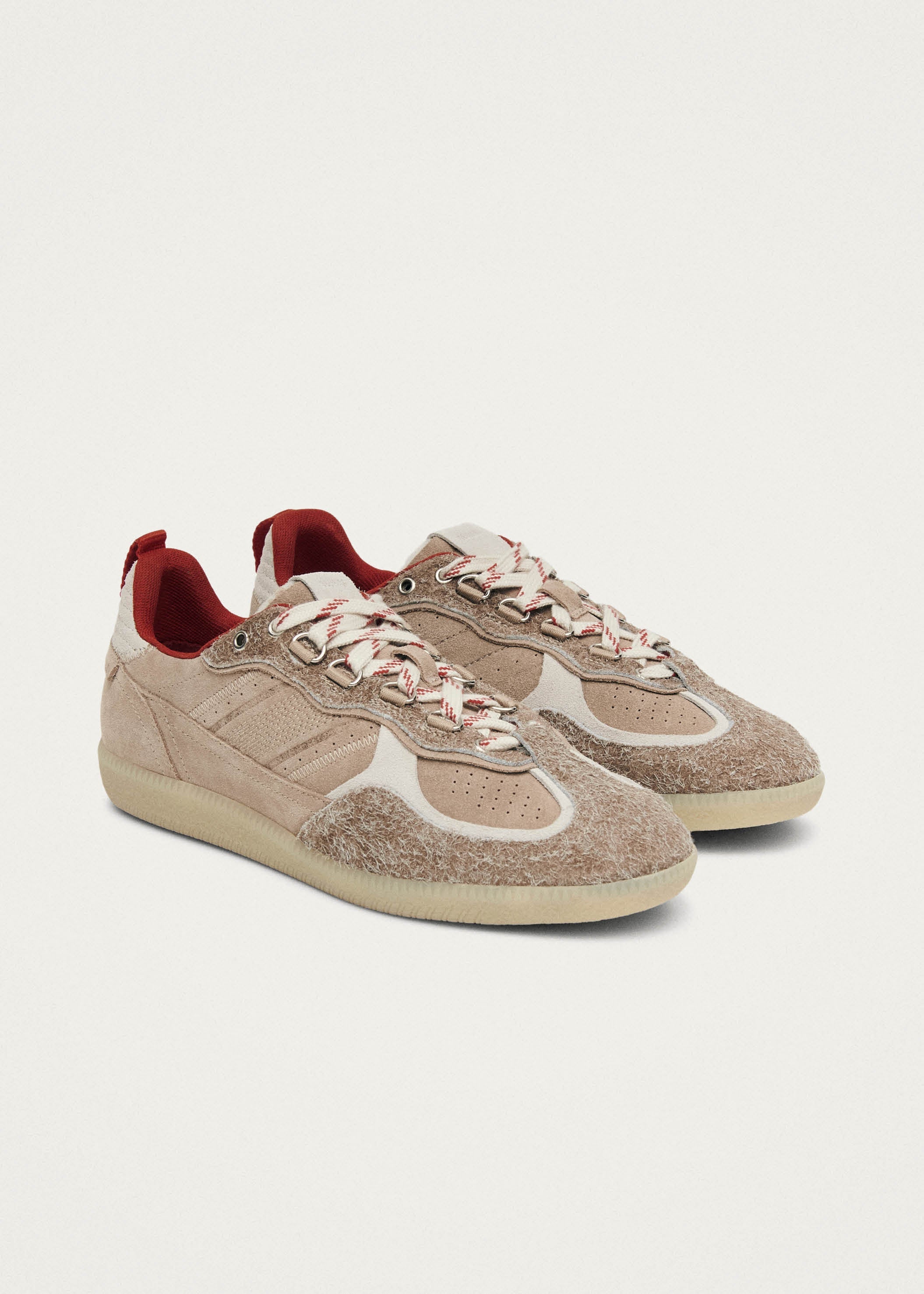 Tb.490 Trek Beige Leather Sneakers – Chiro Moyo Unisex Shoes