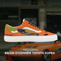 Brian O'Conner Toyota Supra Fast and Furious VOS Low Top Shoes