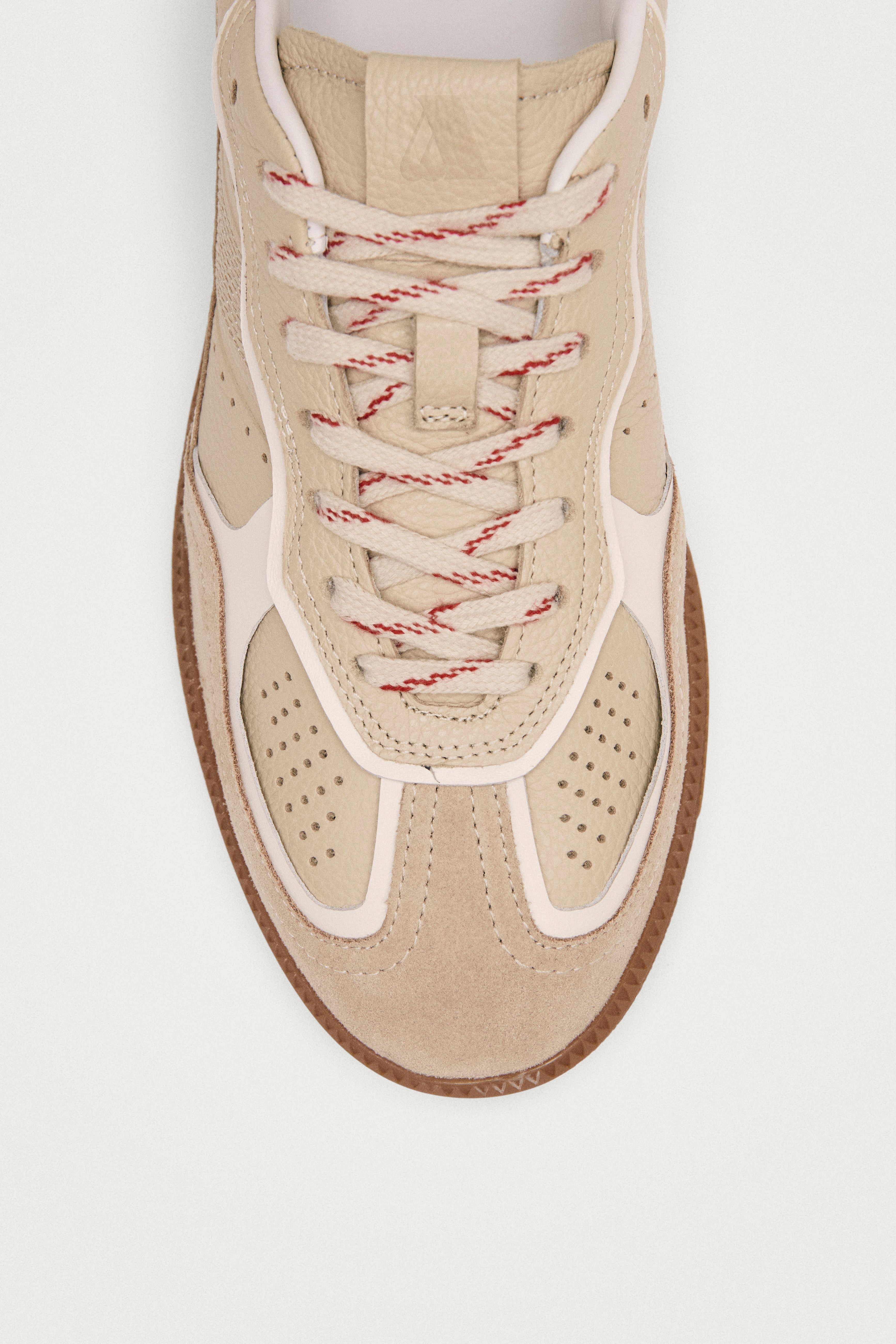 Tb.490 Cream Leather Sneakers – Chiro Moyo Unisex Shoes
