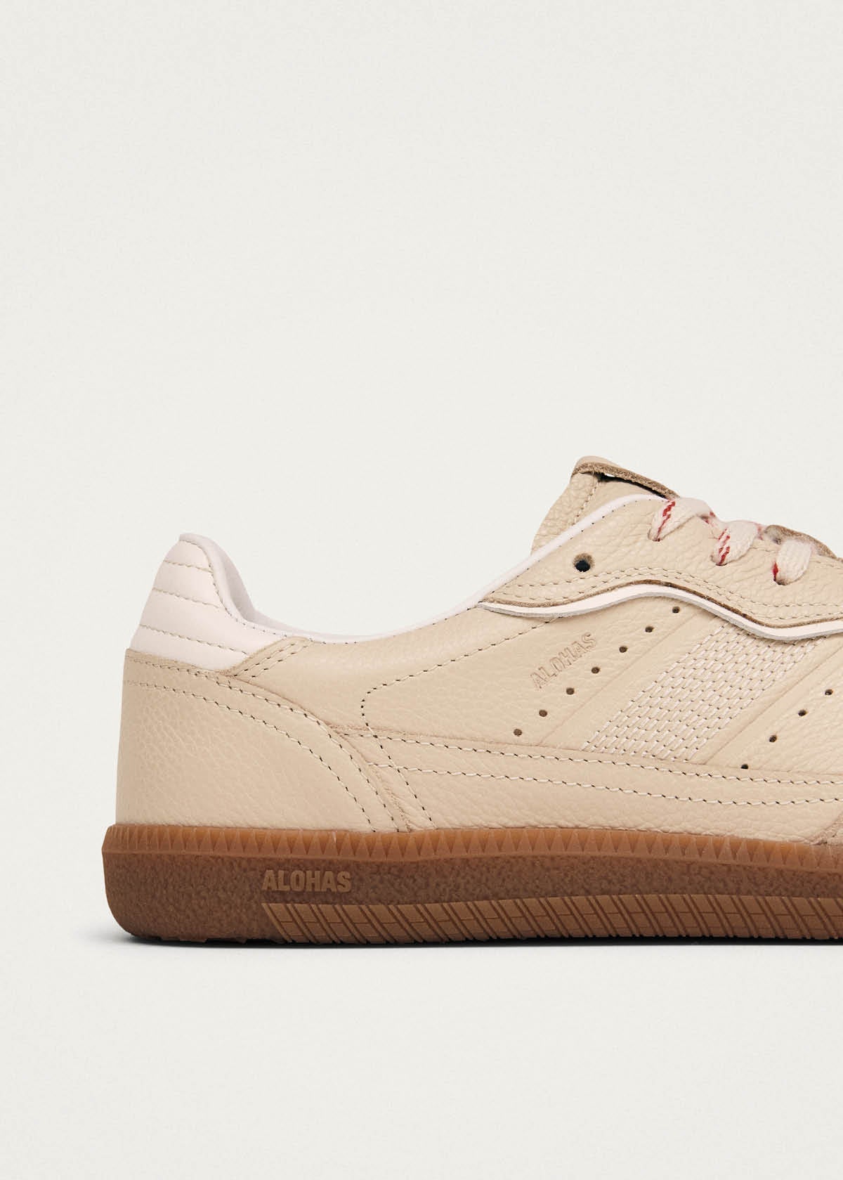 Tb.490 Cream Leather Sneakers – Chiro Moyo Unisex Shoes