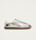 Tb.490 Silver Cream Leather Sneakers – Chiro Moyo Unisex Shoes