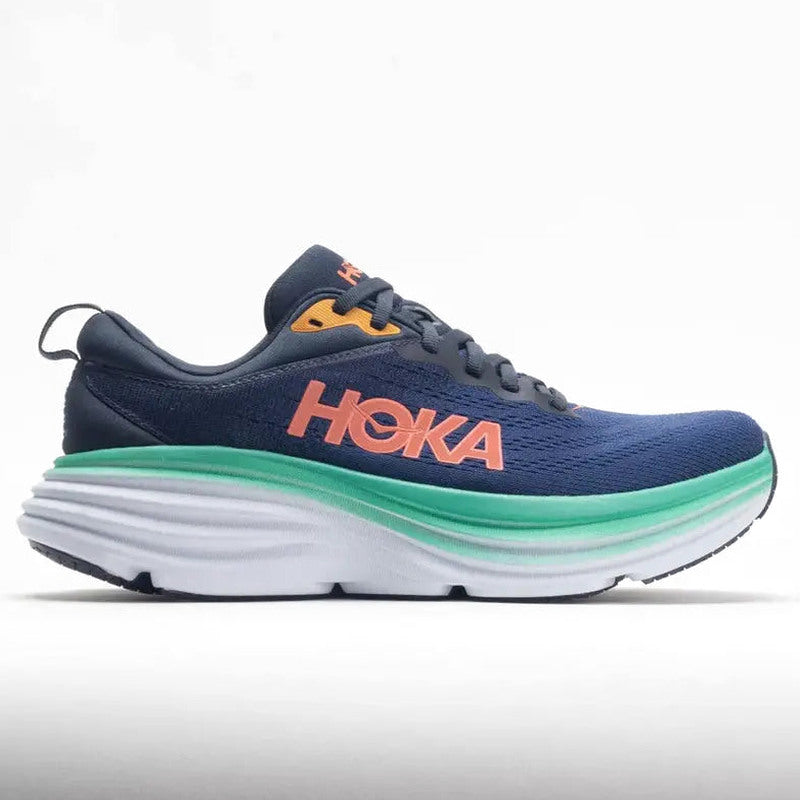 Women's Athletic Sneakers, Outer Space/Bellwether Blue - Bondi 8