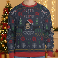 Plata O Plomo Narcos Ugly Christmas Sweatshirt