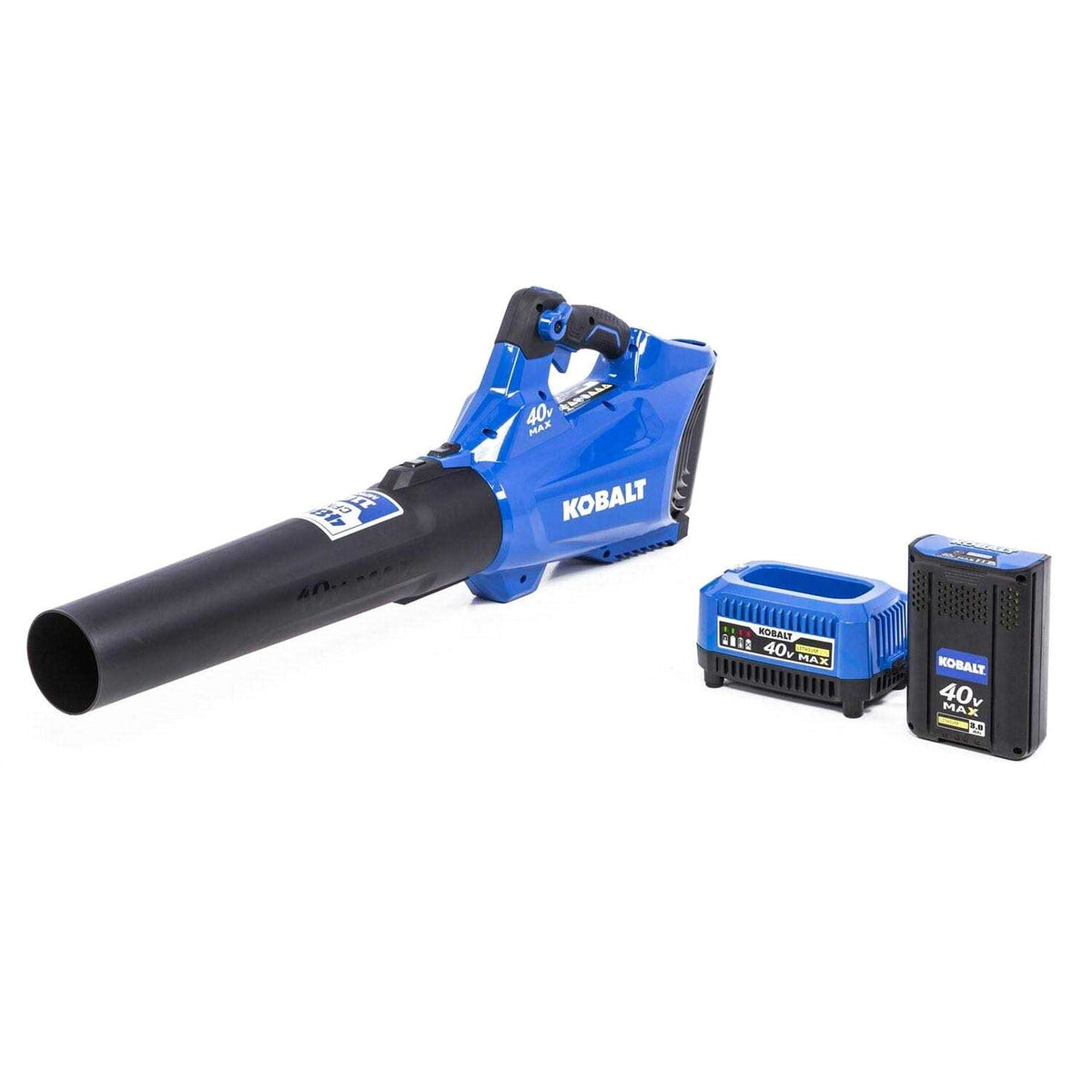 Kobalt 40-Volt Max Lithium Ion 480-CFM Cordless Electric Leaf Blower - KHB 3040-06